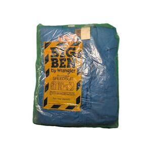 BIG BEN BY WRANGLER Vintage S/S Blue Speedsuit Sz L (42/44 Long)